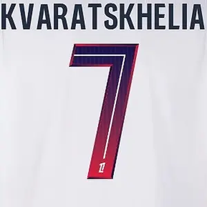 Flocage weg PSG Ligue 1 KVARATSKHELIA #7 2026/27