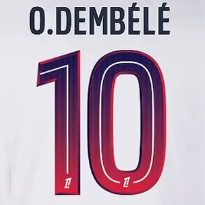 Flocage weg PSG Ligue 1 O.DEMBÉLÉ #10 2026/27