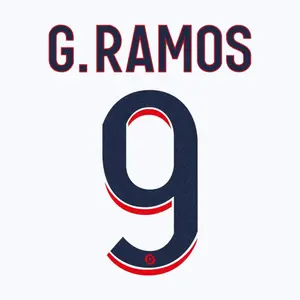 Flocking away PSG Ligue 1 G. RAMOS #9 2023/24
