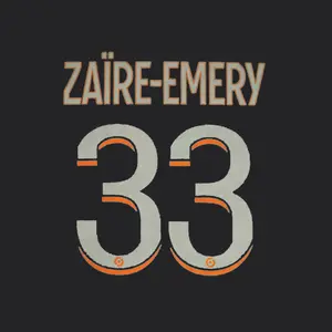 Third flock PSG Ligue 1 ZAIRE-EMERY #33 2023/24 image-0