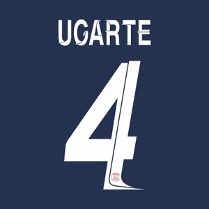 Flocking home PSG Ligue des Champions UGARTE #4 2023/24 image-0