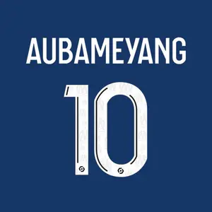 Flocking away / third om ligue 1 aubameyang #10 2023/24  image-0