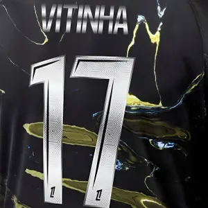 Flocage femte PSG Ligue 1 VITINHA #17 2025/26