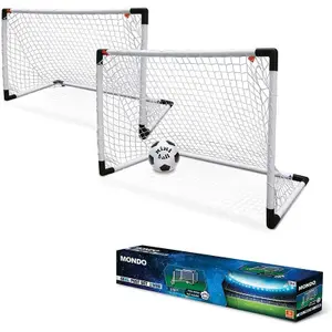 Outdoor play set of 2 mini soccer goals Mondo Spa