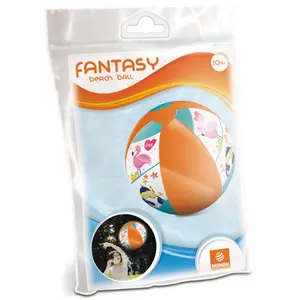 Inflatable baby Ball with pink flamingos/animals Mondo image-1