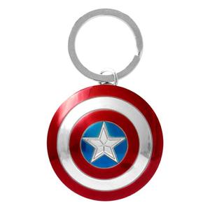 mngm67421-porte-cle-en-metal-monogram-international-marvel-captain-america-shield-rouge-argente-tu