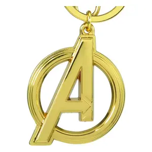 Llavero metálico con logotipo Monogram International Marvel Avengers Classic