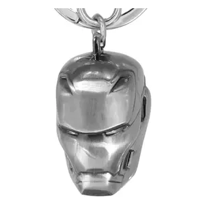 Metal key ring Monogram International Marvel Avengers Infinity Saga (M) Iron Man 3D Helmet image-0