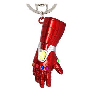 mngm69116-porte-cle-en-metal-monogram-international-marvel-iron-man-gauntlet-rouge-tu