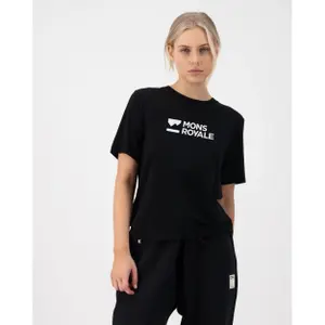 Μπλούζα T-shirt γυναικεία από μαλλί μερινό Mons Royale Icon image-1