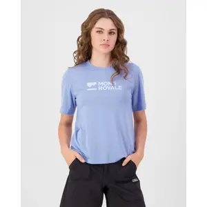 T-shirt icon in merino donna Mons Royale image-1