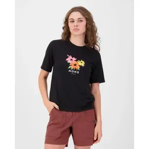 Γυναικείο T-shirt με στρογγυλή λαιμόκοψη από μαλλί μερινός Mons Royale Icon image-1