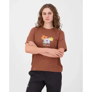 T-shirt icon από μαλλί mérinos γυναίκα Mons Royale image-1