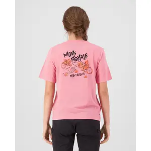 T-shirt icon από μαλλί mérinos γυναίκα Mons Royale image-2