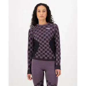 Women's Long Sleeve Merino Wool T-Shirt Mons Royale Ascender image-3