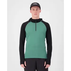 Hooded long sleeve top Mons Royale Temple image-1