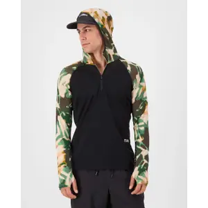 Hooded long sleeve top Mons Royale Temple image-1
