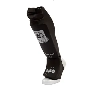 Kickboxing/fullcontact cotton shin/leg guards Montana MK 60 image-0