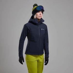 Vindjacka med huva för kvinnor Montane Nordes image-1