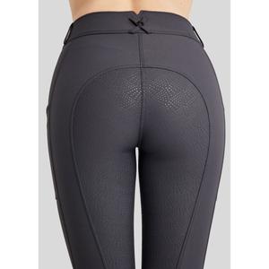 Full grip riding trousers with pockets for women's phones Montar Megan image-1