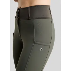 Pantaloni da equitazione full grip da donna Montar Addie image-4