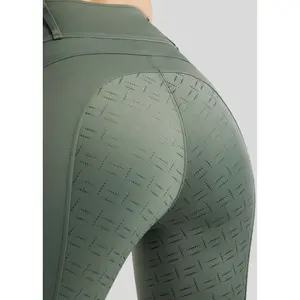 Full grip riding Trousers for women Montar MoLila Pull On Champagne Crystal image-4