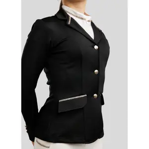 Kurtka jeździecka dla dziewczynek Montar MoLila Champagne Crystal image-1