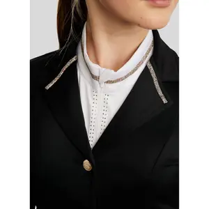 Kurtka jeździecka dla dziewczynek Montar MoLila Champagne Crystal image-3