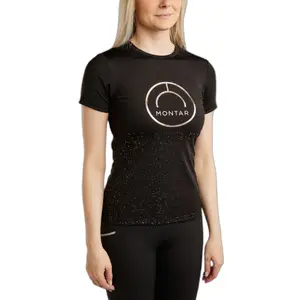 T-shirt com estampado de champanhe para mulher Montar MoCille image-0