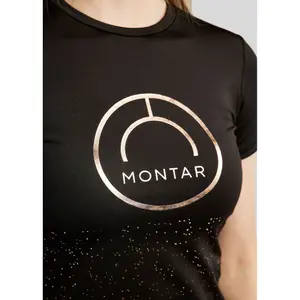 T-shirt com estampado de champanhe para mulher Montar MoCille image-1