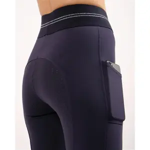 Perneiras de equitação elásticas full grip para mulher Montar Edda image-1