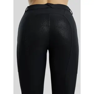 Full grip riding trousers with compression for women Montar Zira image-2