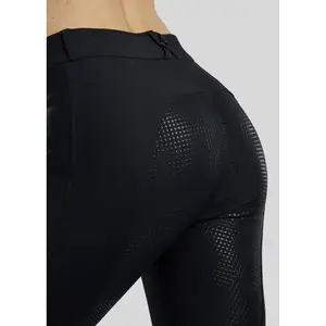 Full grip riding trousers with compression for women Montar Zira image-4