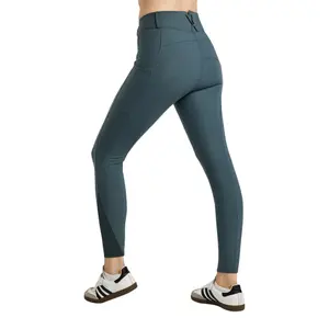 Pantalón de equitación Full Grip Montar MoElaine Logo image-1