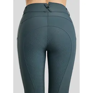 Pantalón de equitación Full Grip Montar MoElaine Logo image-2