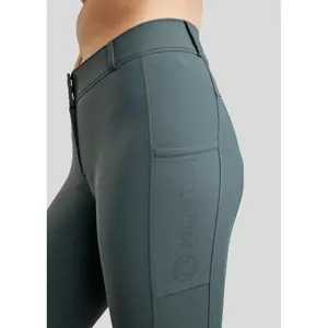 Pantalón de equitación Full Grip Montar MoElaine Logo image-3