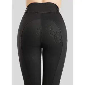 Mallas de equitación Full Grip para mujer Montar MoElaine Logo image-3