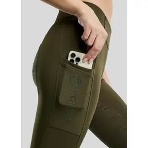 Leggings de equitação full grip para mulher Montar Erica image-3