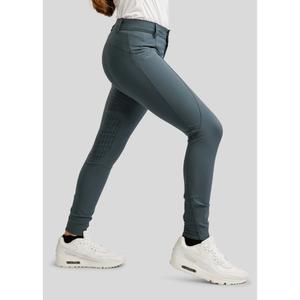 Pantaloni da equitazione full grip per bambina Montar Tone In Tone Crystals image-2