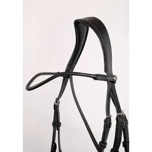 Leather horse browband Montar image-0