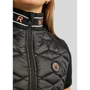 Girls' sleeveless down jacket Montar MoAva VIV Logo image-2
