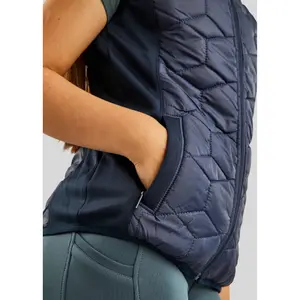 Girls' sleeveless down jacket Montar MoAva VIV Logo image-4