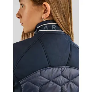 Girls' sleeveless down jacket Montar MoAva VIV Logo image-3