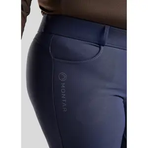 Pantaloni da equitazione full grip da donna Montar ESS Megan Highwaist Vol 2 image-3