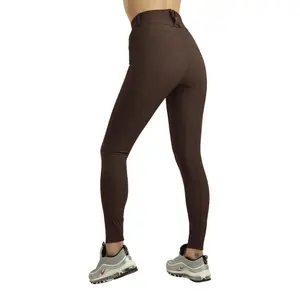 Pantaloni da equitazione full grip da donna Montar Ess megan image-1