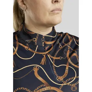 Damskie jeździeckie polo Montar Haily Bridle image-2