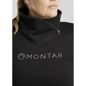 Damen Reit-Sweatshirt mit Stehkragen und Reißverschluss Montar Naja image-2
