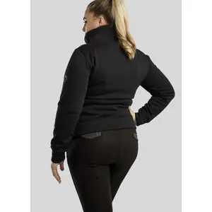 Damen Reit-Sweatshirt mit Stehkragen und Reißverschluss Montar Naja image-1