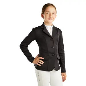 comb4577-4-madchen-wettkampfjacke-montar-bow-belt-and-tone-in-tone-crystals-schwarz