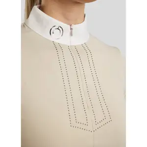 Turnierpolo Damen Montar MoViolet Gun Metal Crystal image-2